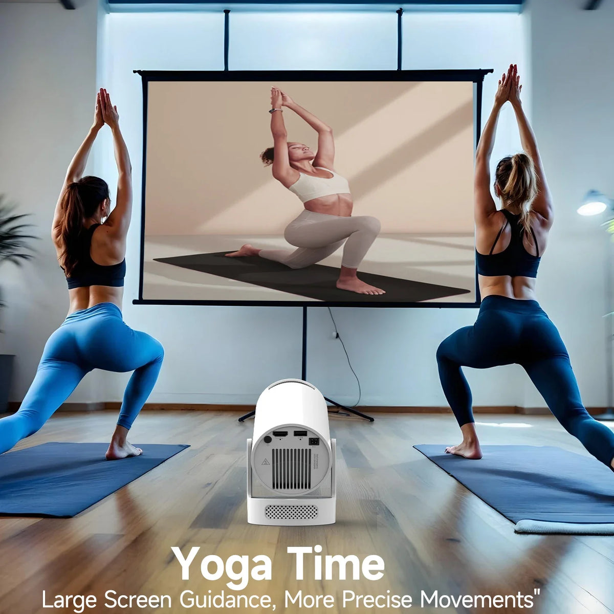 Magcubic 8K Projector HY300Pro+ Voice Control Projector Android 14 Beam 8000 Lumens Wifi6 BT5.4 Outdoor 8K Projector Portable Add Airmouse