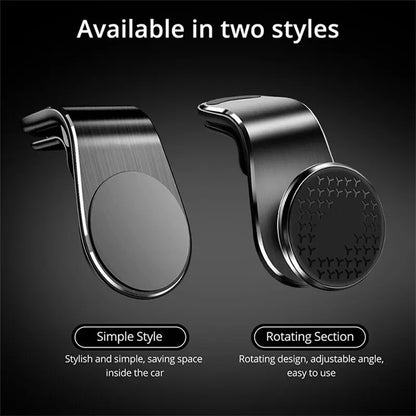 Magnetic Car Phone Holder Universal Air Vent Car Phone Mount Mobile GPS Support  Mobile Phone Holder, Car Supplies, Small Tools