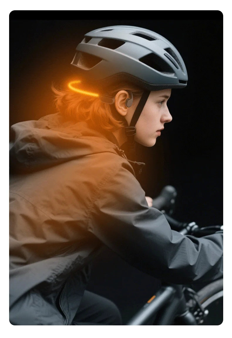 TOP 1 Sports Swimming Bone Conduction Headphones Bluetooth 6.0 IPX8 Waterproof Earphones 32GB MP3 Night Light Fitness Riding Run
