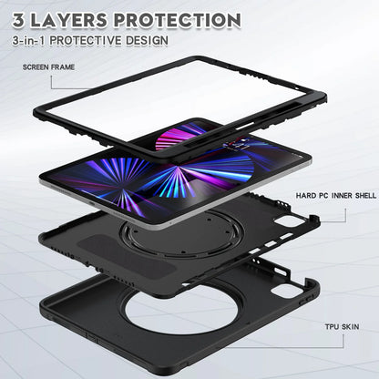 Stand Tablet Case For iPad 2025 Pro 13 11 Mini Air 3 4 5 6 7 8 9 10th 11th Generation 10.9 12.9 inch Handle Shockproof Cover