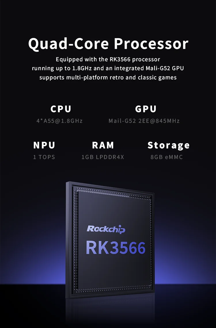 MINILOONG POCKET 1 Handheld Game Console 4''IPS Screen HD Output Open Source Systems OTA Upgrades LOONG OS Console POCKET1 gift