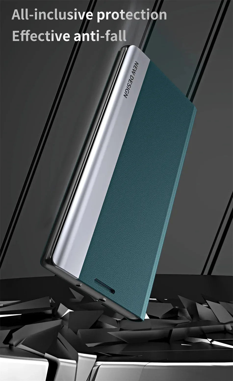 Luxury Leather Flip Plating Phone Cases For Samsung Galaxy S26 S25 S23 S22 S24 Ultra A15 16 17 25 26 35 36 55 56 Back Cover