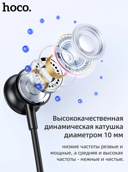 HOCO ES62 Neckband Earphones Bluetooth 5.3 Sport Headsets Support TF Card Playback 120 Hours Long Battery Life For Mobile Phone