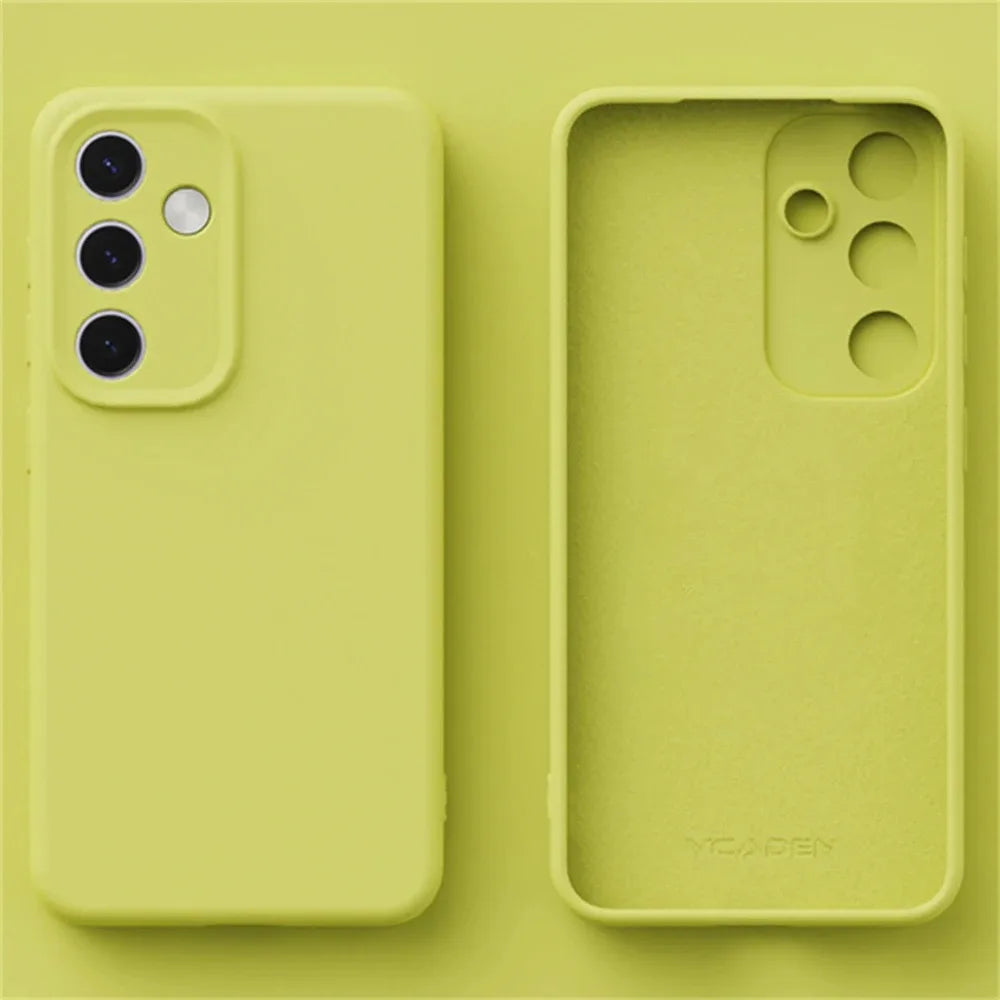 Liquid Silicone Phone Case for Samsung Galaxy S26 S25 S24 S23 S 26 Ultra Plus S26Ultra Cases Original Skin Smooth Protect Cover