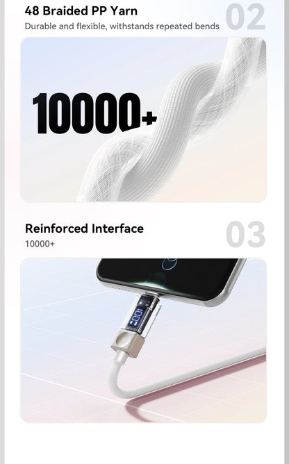 Essager 240W USB C Cable for iPhone 18 17 16 Plus Pro Max Macbook iPad Supercharge Fast Charger Type C Cable for Xiaomi Samsung