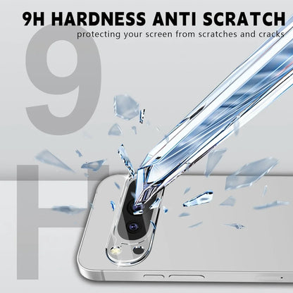 2PCS Anti-Spy Tempered Glass Screen Protector And 2PCS Camera Lens Protector for Google Pixel 6A/7A/8A/8Pro/9A/9Pro XL/10Pro XL