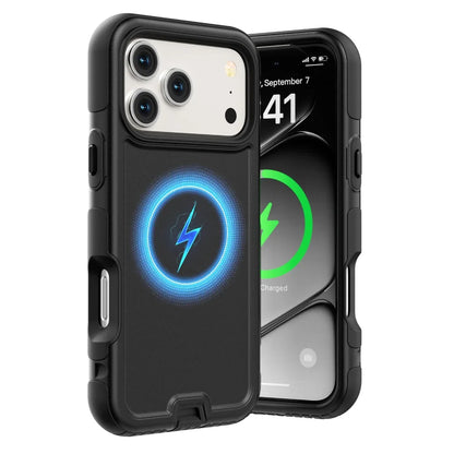 3IN1 Heavy Duty OTT-BOX Armor Shockproof Magnetic Phone Case For iPhone 18 17 Pro Max For MagSafe Charging Drop Protection Cover