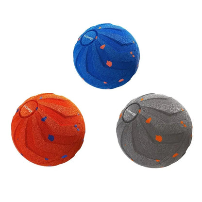 Bite Resistant Smart Dog Toy Ball Wear Resistant Durable Automatic Moving Ball Toy with Light USB Rechargeable Dog Bouncing Ball