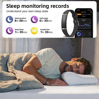 New Sport Fitness Tracker Smart Bracelet Heart Rate HRV Monitor Pedometer Remote Control Photography Smart Watch for Android iOS