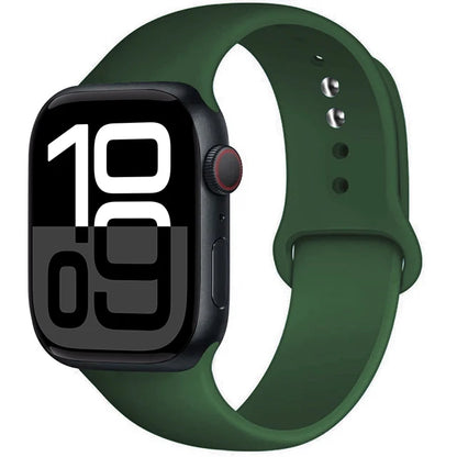 Silicone Band For Apple Watch straps 45mm 44mm 40mm 41mm 42mm-46mm sport bracelet iwatch series 8 7 6 5 SE 9 10 11 Ultra 2 49mm