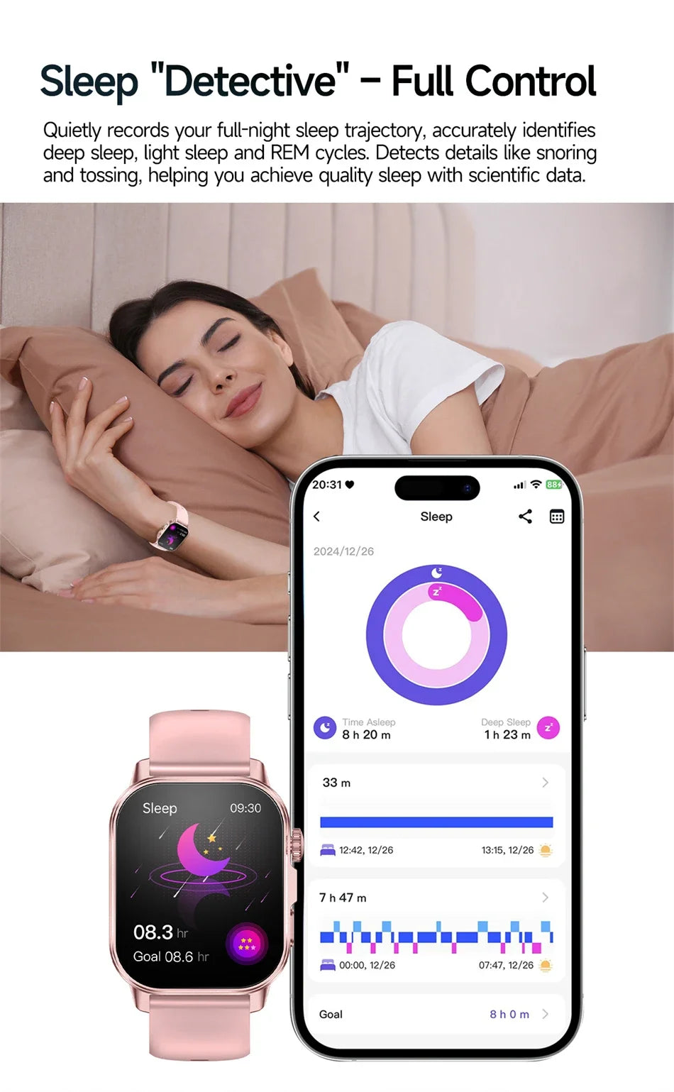 2026 New Professional-Grade Health Smart Watch Men ECG BP HR Uric Acid Lipid BMI Body Analysis Bluetooth Call Smartwatch Women