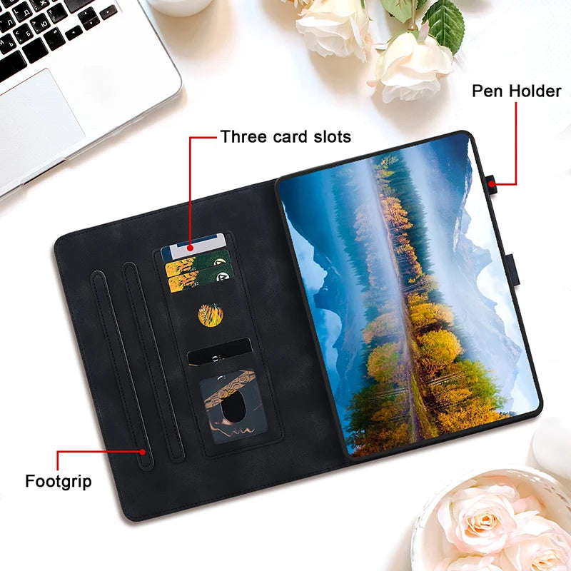 Leather Case for iPad Air 11 13 2024-26 iPad 5th 6th 7th 8th Gen iPad 10.9 2022 11th 2025 Pro 11 2024 9.7 2018 Mini 8 6 Shell