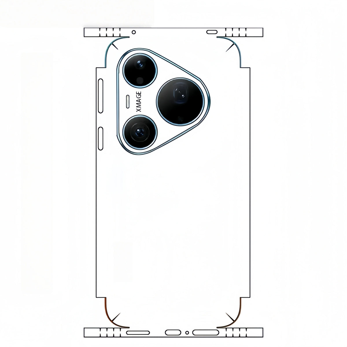 Colorful Matte Film Full Body Phone Protector Sticker For HUAWEI Pura 90 80 70 Ultra 70 Pro Back Sides Decal Wrap Skin Film