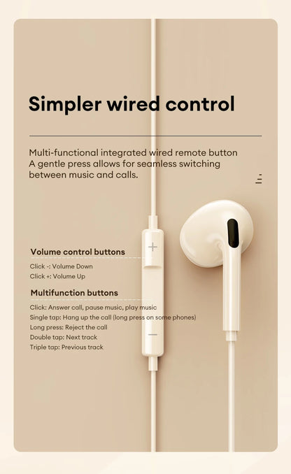 Lenovo YF02 Wired Gaming Headphones 3.5mm/Type-C For Mobile Phones  Computers And More HiFi Sound Music Wired Earphones With Mic