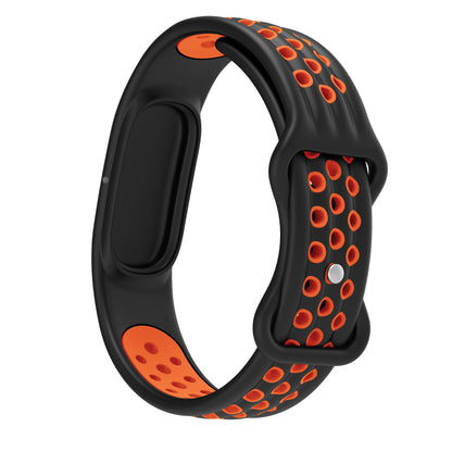 Silicone Loop Sport Watch Strap for Google Fitbit Air Two Tone Bracelet Breathable Band Wristband Correa Replacement Accessories