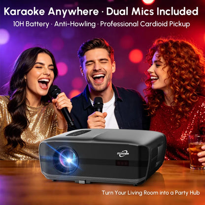 New 4200ANSI 1000D Google TV Projector 4K Supported Netflix Certified Auto Focus Home Theater HiFi Stereo with Dual Mic 2026