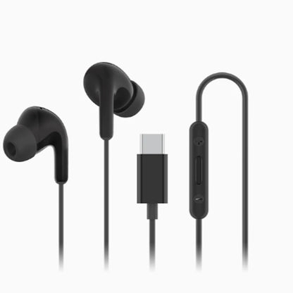 Xiaomi Type-C Earphones Clear Calls HD Microphone IP54 Dust Water Resistant Type-C Port Plug Play Wired Headphone