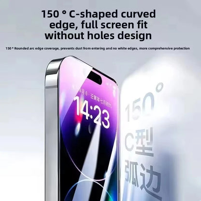 1-5PCS Tempered Glass For iPhone 18 17 Pro Max 17 Air 16 15 14 Plus 13 12 Mini 11 XR XS Dust Free Installation Screen Protectors
