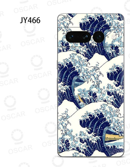 Colorful Decal Skin for Google Pixel 8 7 6 Pro 6A Back Screen Protector Film Cover Ultra Thin 3M Wrap Modified Case Sticker
