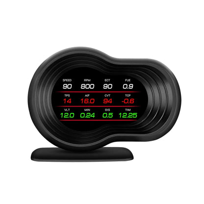 F9 OBD For HUD Smart Head Up Display Gauge Speedometer Tachometer Water Temp Voltage Alarm Turbo Oil Temp Air-fuel Ratio Gauge