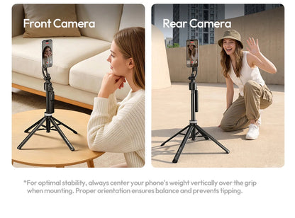 Ulanzi TT23M Magnetic Auto-Tracking Selfie Stick Tripod Smart Face Tracking Selfie Stick Ground Tripod for Outdoor Travel Vlog