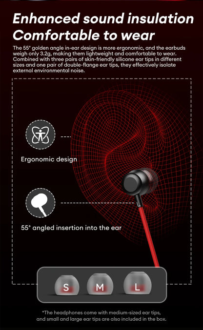 Lenovo YF38 Wired Headphones Type-C/3.5mm With Wire Control In-ear Wired Earphones With Mic For Laptop Computer Tablet Phone