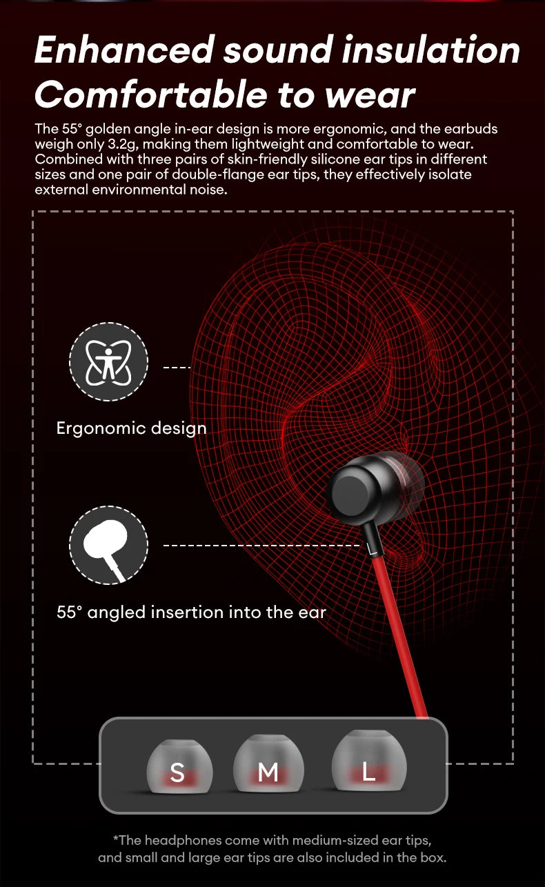 Lenovo YF38 Wired Headphones Type-C/3.5mm With Wire Control In-ear Wired Earphones With Mic For Laptop Computer Tablet Phone