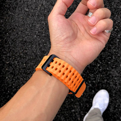 Soft Silicone Strap for Redmi Watch 6 5 4 Sports Two Tone Wristband for Xiaomi Mi Band 8 9 Pro Adjustable Rubber Wristband