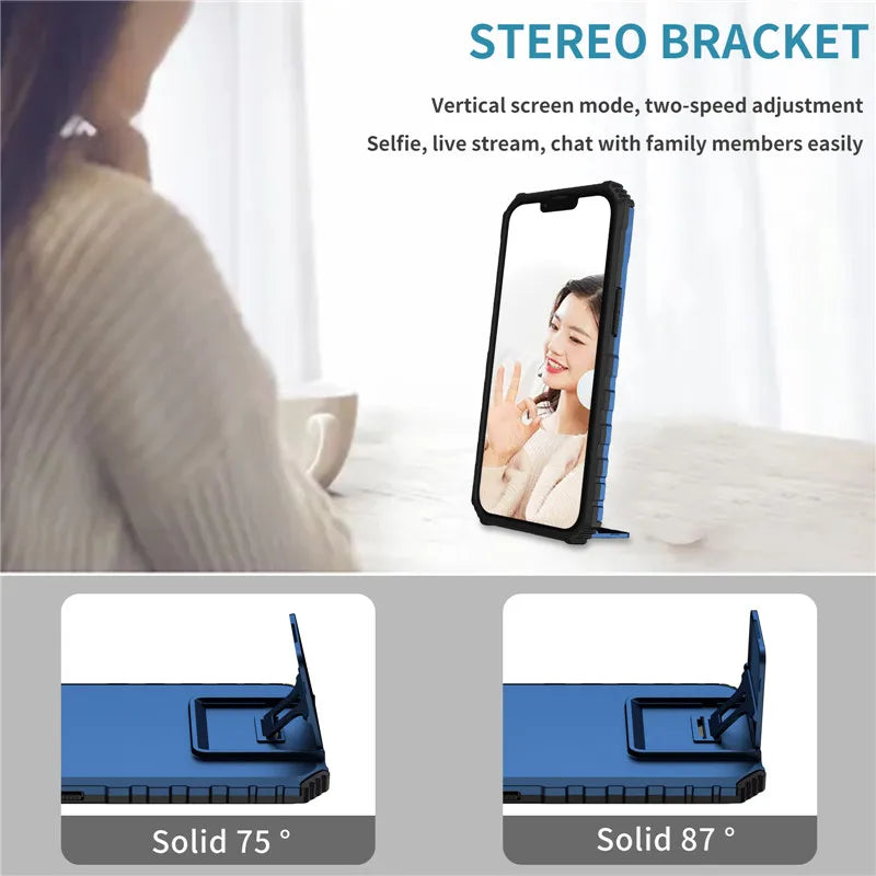 Shockproof Armor Funda For Samsung Galaxy S20 FE S21 S22 S23 S24 Plus Note 20 S25 Edge S26 Ultra 5G Slide Lens Protect Case
