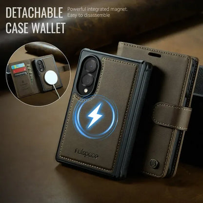 Galaxy Z Fold8 2 In1 Detachable Flip Cover Leather Wallet Case For Samsung Galaxy Z Fold 8 Magnet Card Slots Holder Wallet