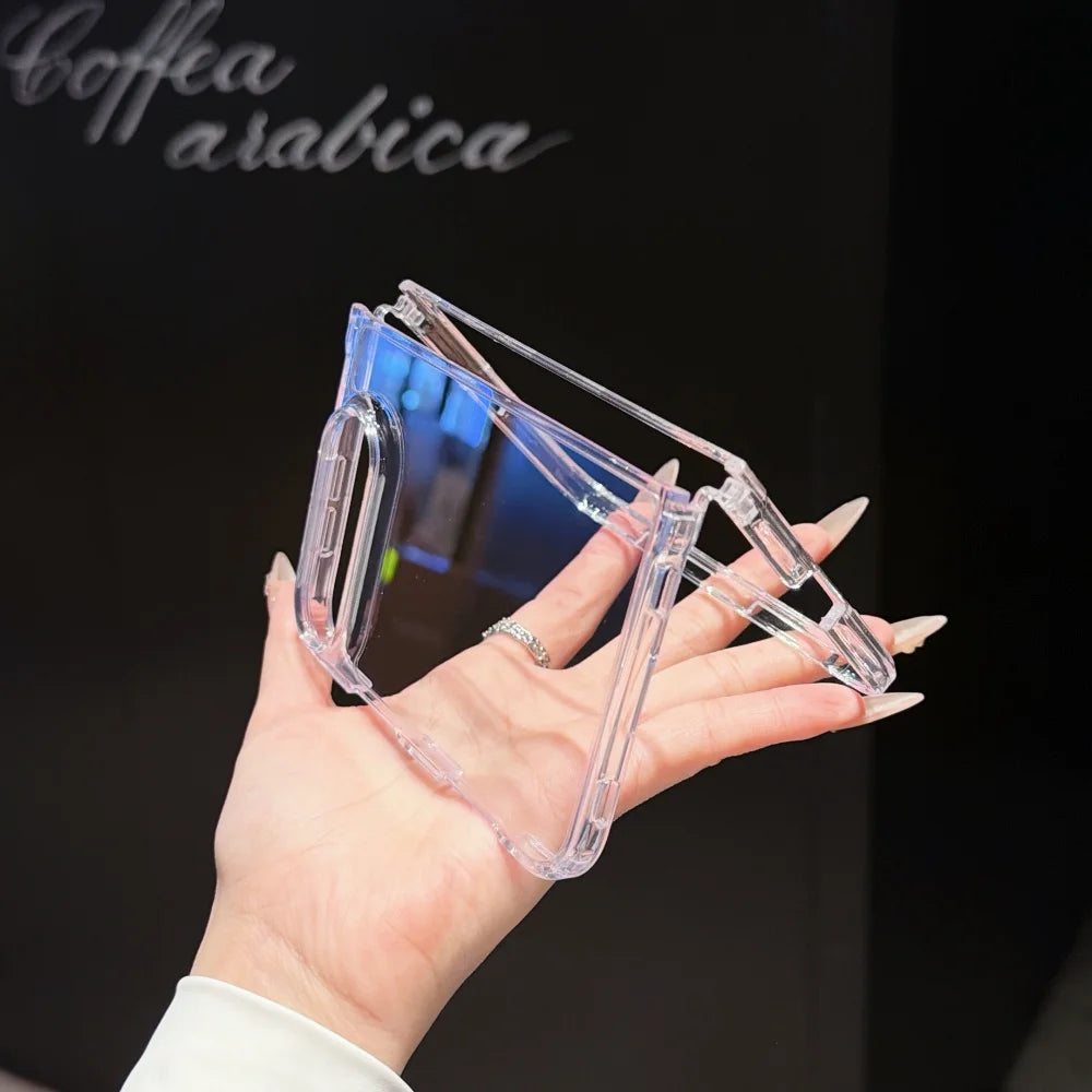 New Luxury Slim Clear Silicone Phone Case for iPhone Duo Ultra iPhone Fold 18 Transparent Wide Full Protection Shockproof Cover