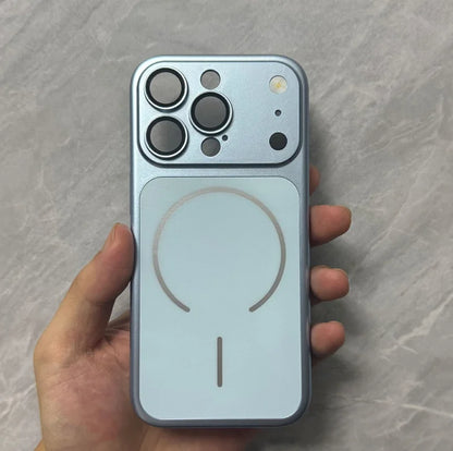 Luxury Case Transform Look To 17 18 Pro Max Cover For Iphone 16 Pro 15 14 13 Change To 17 Pro Magnetic Fundas For Magsafe