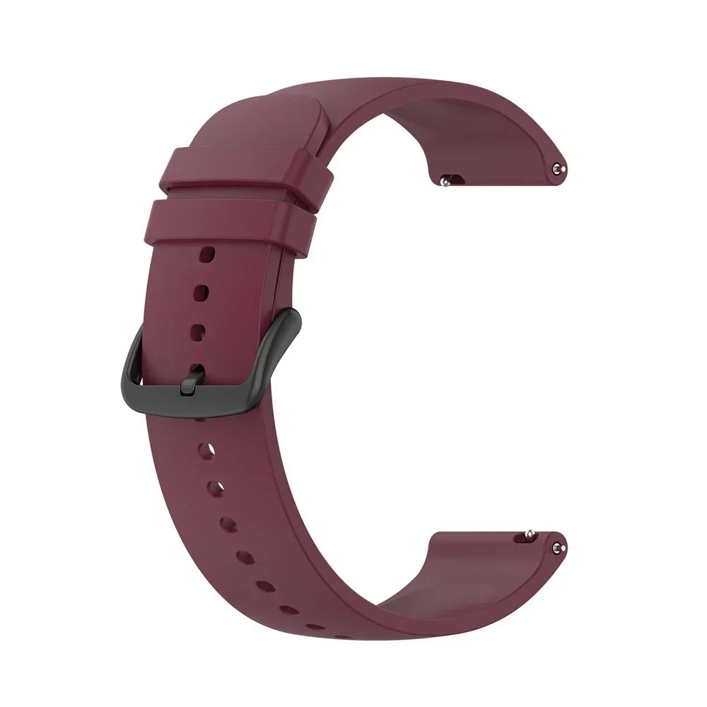 20MM Sport Silicone Strap For Amazfit Bip S Smart Watch Band for Amazfit GTS 4 2 Mini 3 2E Bracelet Bip U/U Pro/ GTR 42mm Correa