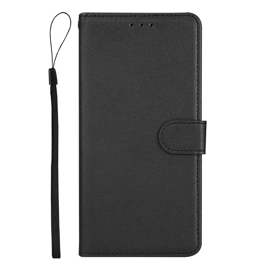 Wallet With Card Slot Magnetic Flip Leather Case For Samsung Galaxy S25 FE S24 Ultra S23 S22 S21 S20 FE S10 Plus S9 Card Bag