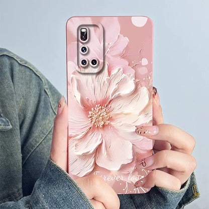For Vivo V19 Phone Case vivoV19 Back Cover Soft Silicone Sweet Painted Cartoon Shell Capa Lovely Printed Protective Coque Cases