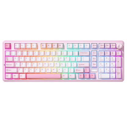 YUNZII B98 PRO QMK/VIA Wireless Mechanical Keyboard, 96% Layout Custom Gaming Keyboard, Hot-Swap Gasket RGB Keyboard for Win/Mac