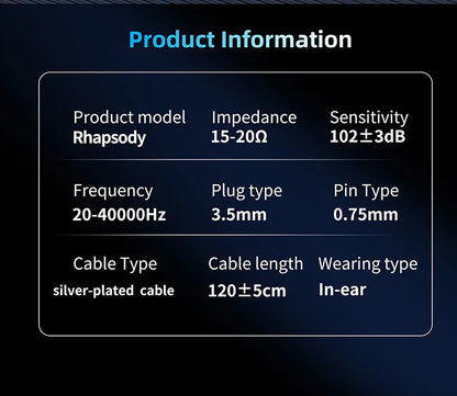 CCA Rhapsody4 Dynamic Coil 8 Dynamic Iron Coil High Quality HIFI Detachable Cable In Ear Noise Reduction Wired Earphones