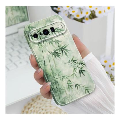 Green Bamboo Forest Phone Case For Google Pixel 10 9 9A 8 8A 7 7A Pro XL 5G Film Hard Cover