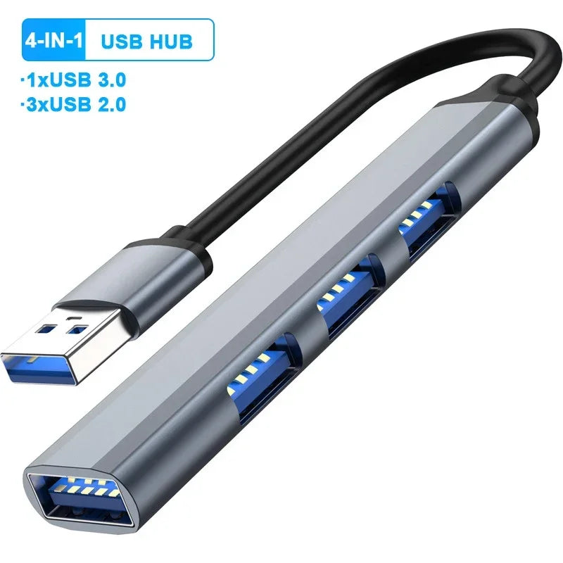 5 in 1 USB C Hub to 4K HDMI-compatible USB 3.0 2.0 Type C Charging RJ45 100M Splitter USB 3.0 5Gbps High Speed USB C HUB Adapter