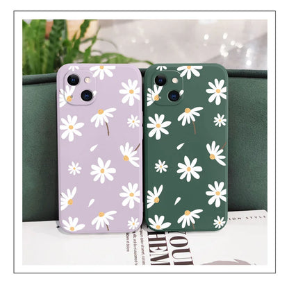 Plain Daisies Phone Case For iPhone 17 17 Air 16 16e 15 14 13 12 11 Pro Max Mini X XR XS MAX SE2020 8 7 Plus 6 6S Plus Cover