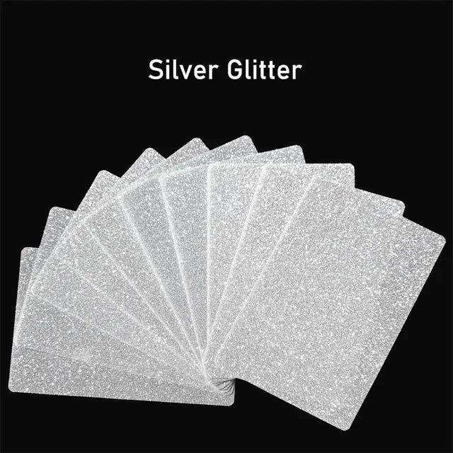 FONLYU 50PCS Bling Glitter Back Skins For iPhone Universal Decorative Rear Stickers For Screen Protector Film Cutting Machine