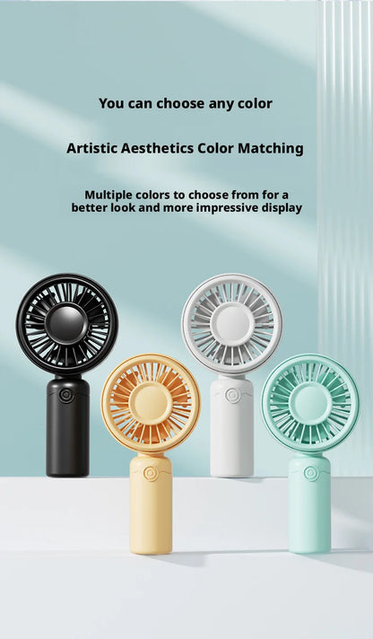 New Mini Fan Portable Mini USB Rechargeable Quiet Fans Table Makeup Eyelash Cooler Kids Outdoor Office Travel Air Cooler Fan NEW