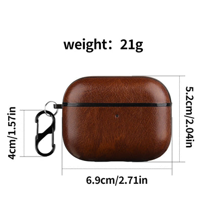 Leather PU Earphone Cover For AirPods Pro 3 2025 Case For AirPods Pro 2 2nd Pro2 Cases For AirPods 5 4 3 2 Funda Headphone Coque