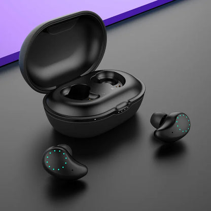 TWS earbuds Mini Invisible Hi-Fi Wireless Earphones, 10mm Driver, DSP Noise Reduction, 56H Long Battery Life, Touch Control