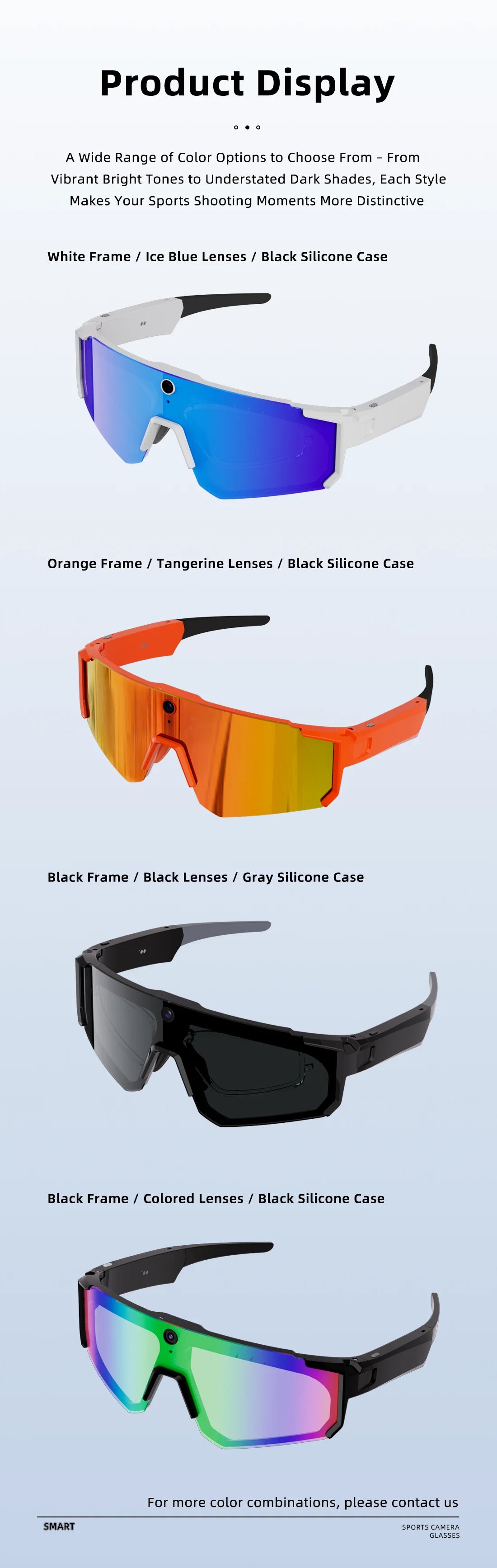 New AI Smart Shooting&Recording Glasses with 800W Camera HD Anti-Shake Bicycle Riding Shooting Artifact Windproof Goggles 2026