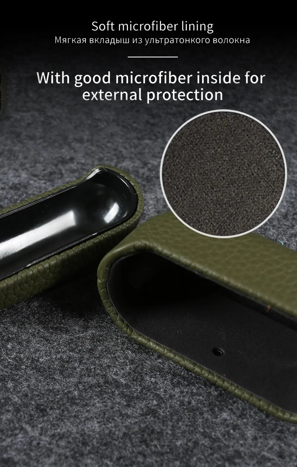 For Airpods Pro Case 100% Genuine Leather Case For Airpods 3 / 2 / Pro2 Protection Box Cases AirPods Case Cowhide Charging Box