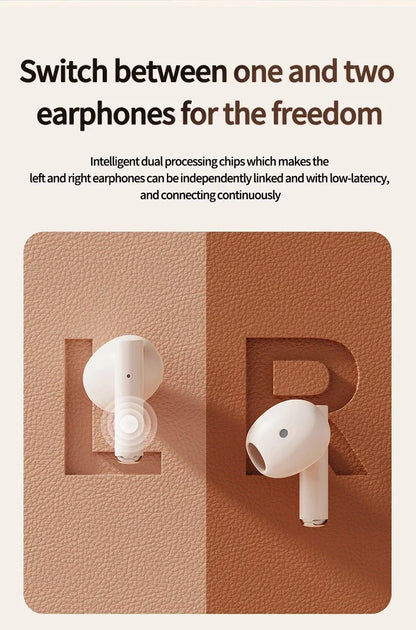Q86 TWS Bluetooth 5.3 Wireless Headphones Power LED Digital Display HiFi Gaming Headsets Waterproof Sports Earbuds