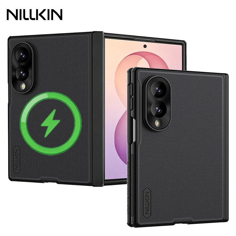 NILLKIN For Samsung Galaxy Z Fold 8 Magsafe Case Shockproof Magnetic Wireless Charging Back Cover for Samsung Z Fold 8 Wide Case