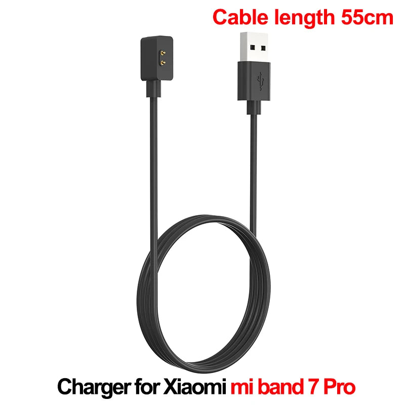 USB Magnetic Charger Wire For Xiaomi Mi Band 7 Pro Smart Watch Charging Cable For Xiaomi 6 5 4 3 2 Portable USB Charger Adapter