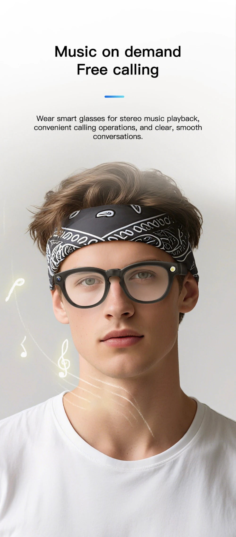 AI Shooting Smart Glasses Blue Tooth Call Automatic Color Changing Lenses Real Time Translation Music 4K Camera Men Women